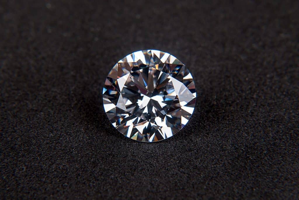 diamond, gem, cubic zirconia